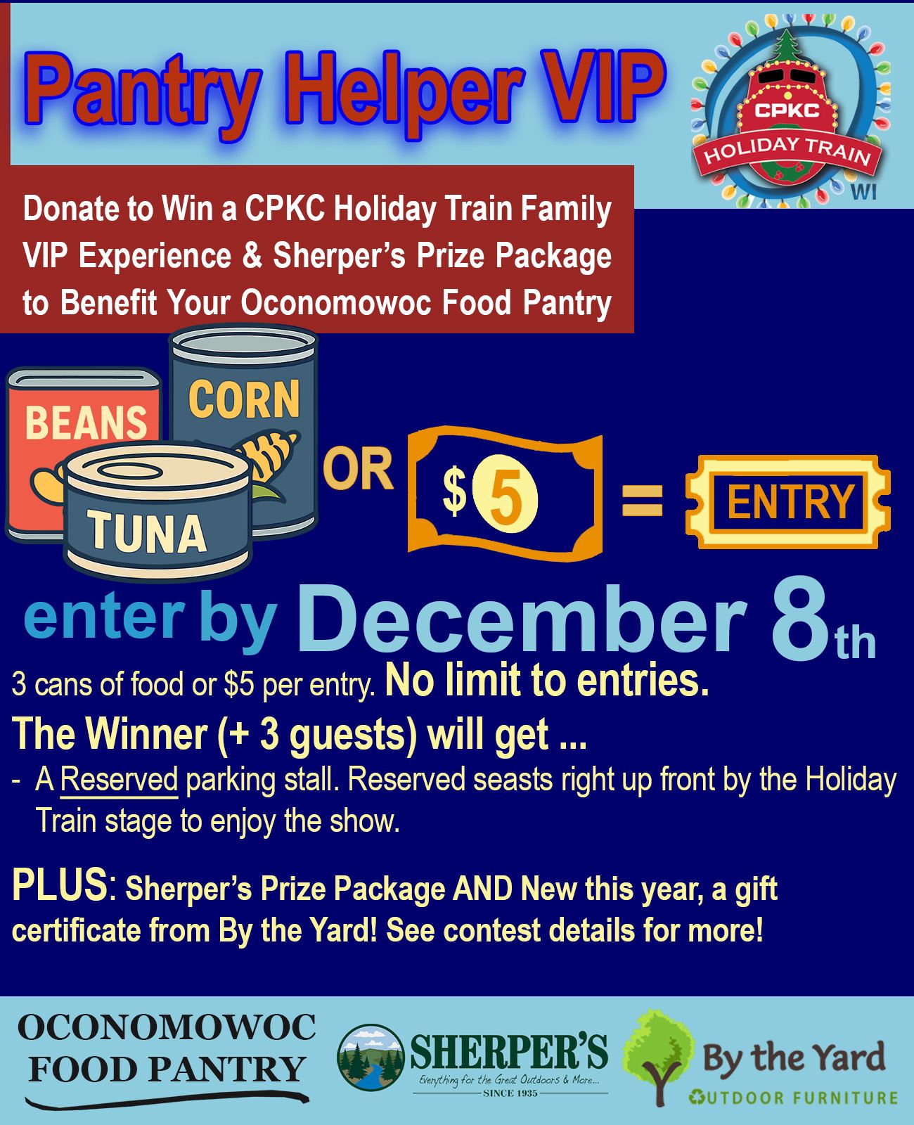 Holiday Train VIP Pantry Details Flyer
